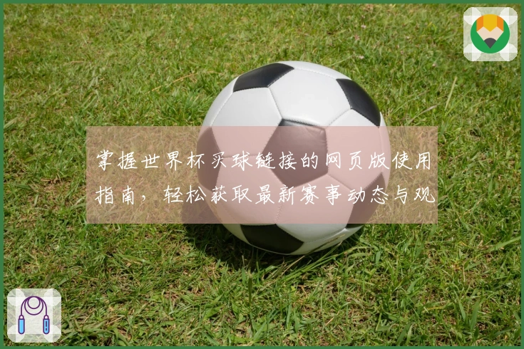 掌握世界杯买球链接的网页版使用指南，轻松获取最新赛事动态与观赛体验